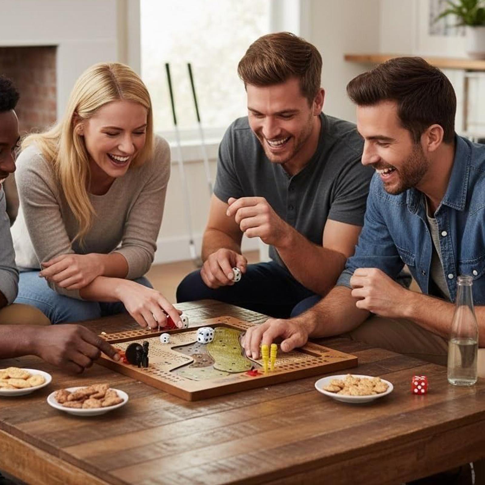 لعبة نرد الجولف الخشبية لعبة ا - مراجعة Party Games Indoor وسعره