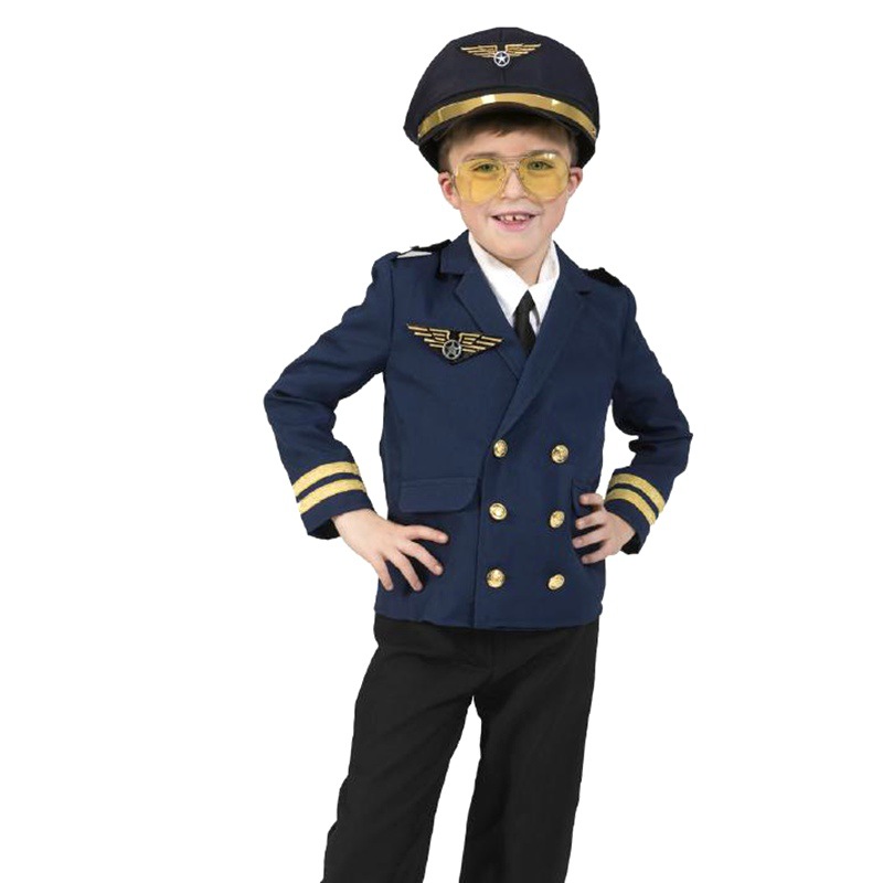 زي هالوين للأطفال، بدلة قائد ا - مراجعة Party Games Kids Birthday وسعره