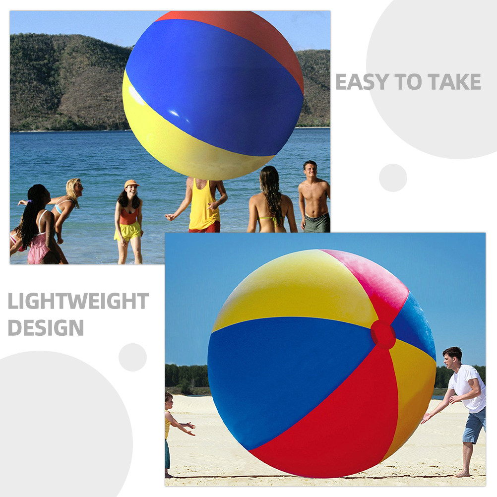 كرة شاطئية قابلة للنفخ مصنوعة  - مراجعة Party Games Summer وسعره