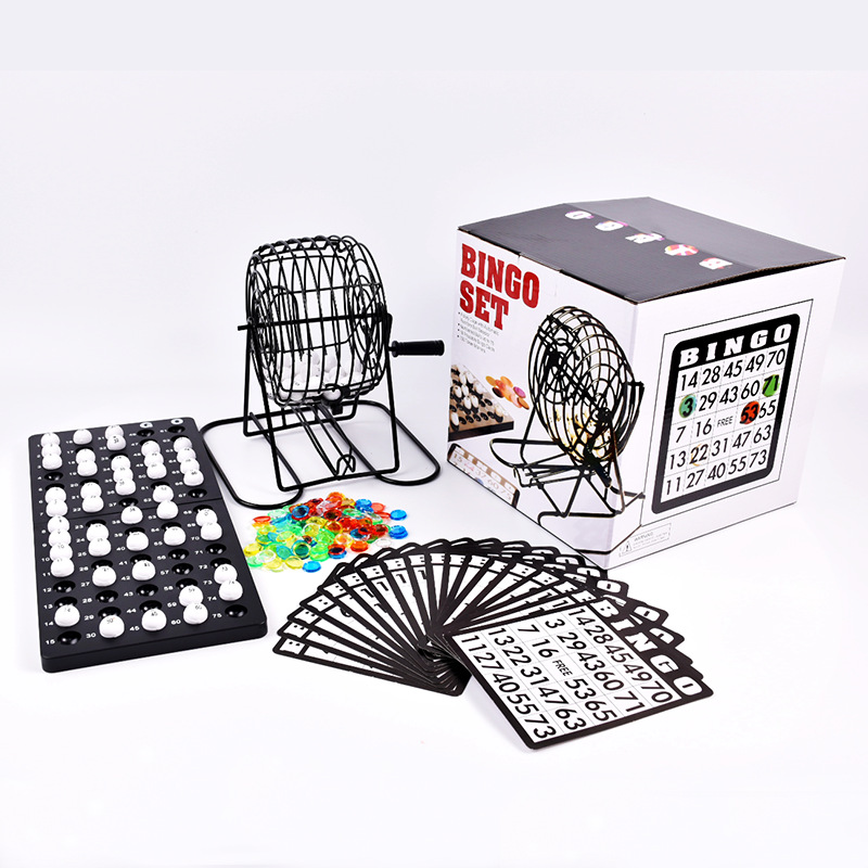 بينغو اليانصيب آلة الصلب البنغ - مراجعة Party Games Large Groups وسعره